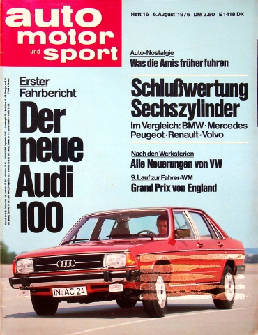 Deckblatt Auto Motor und Sport (16/1976)